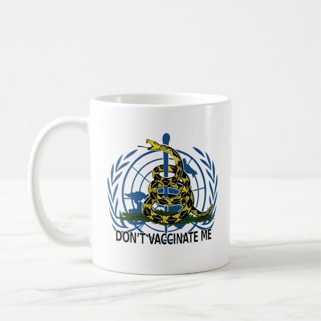 Mug Ne me vaccinez pas (Gauche)