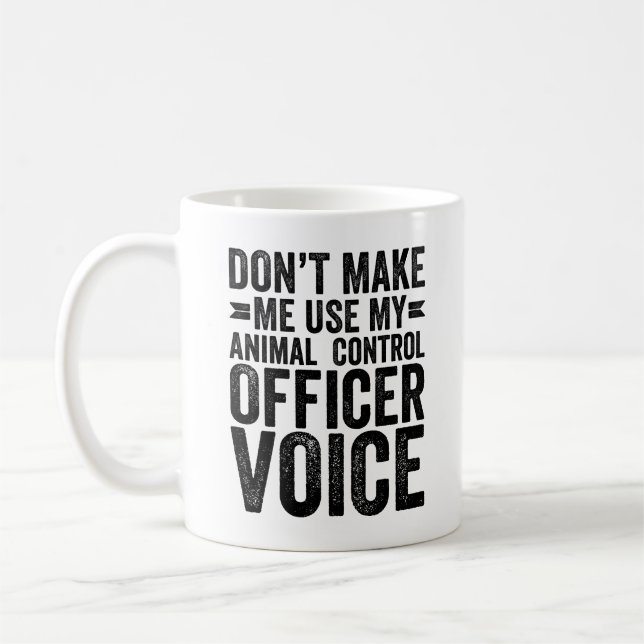 Mug Ne m'oblige pas à utiliser ma voix d'agent de cont (Gauche)