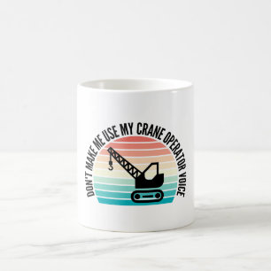 Mug Ne m'oblige pas à utiliser ma voix d'opérateur de