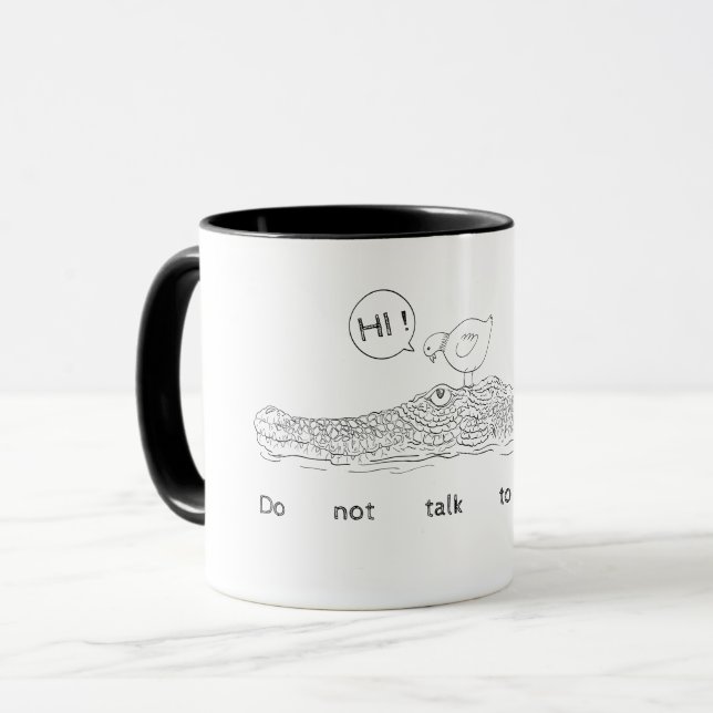 Mug Ne parlez pas à des étrangers (Devant gauche)