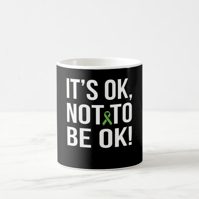 Mug Ne pas être d'accord La santé mentale compte (Centre)