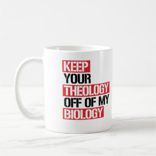 Mug Ne pas faire de la théologie ma biologie