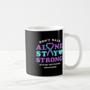Mug Ne pas marcher seul Prévention Suicide Sensibilisa