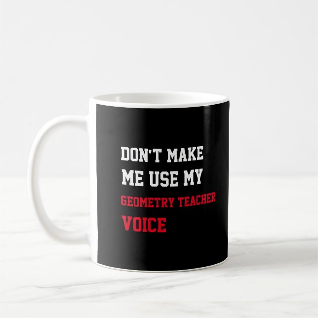 Mug Ne pas me faire utiliser ma voix d'enseignant en g (Gauche)