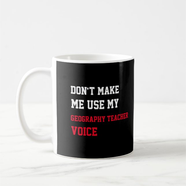 Mug Ne pas me faire utiliser ma voix d'enseignant en g (Gauche)