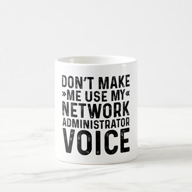 Mug Ne pas me forcer à utiliser ma voix d'administrate (Centre)