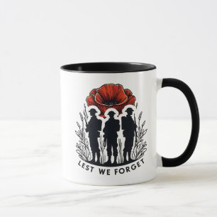 Mug Ne pas oublier le jour du Souvenir