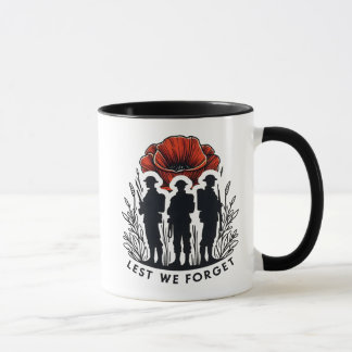 Mug Ne pas oublier le jour du Souvenir