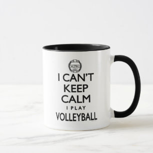 Mug Ne peut pas garder le volleyball calme