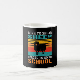 Mug Né Pour Entendre Les Moutons Obligés D'Aller À L'É