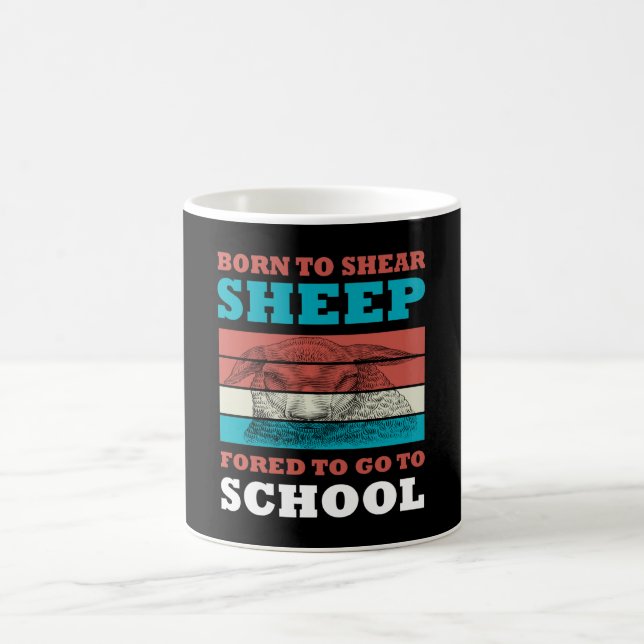 Mug Né Pour Épouser Les Moutons Obligés D'Aller À La C (Centre)