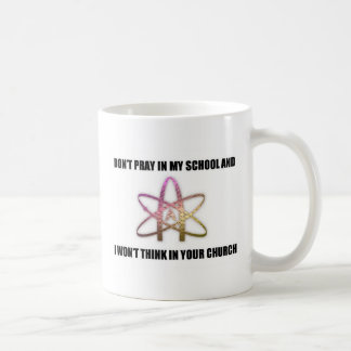 Mug Ne priez pas à mon école