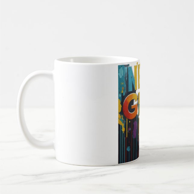 Mug Ne quittez pas, sirotez et conquérez (Gauche)