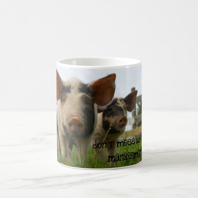Mug Ne salissez pas avec la gestion du DA (Centre)