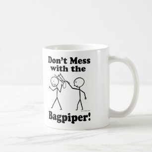 Mug Ne salissez pas avec le joueur de cornemuse