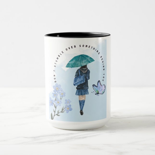 Mug Ne tombez pas sur quelque chose derrière vous (Centre)