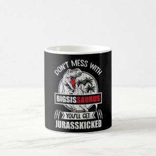 Mug Ne touchez pas à la grande sœur Saurus Famille de