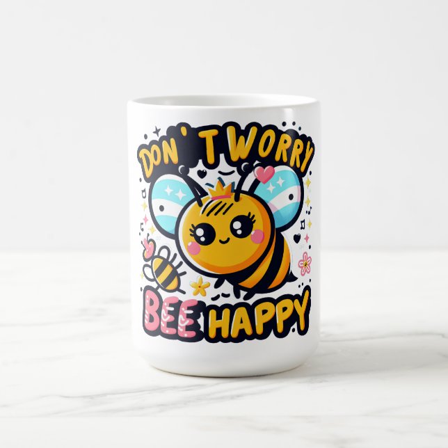 Mug Ne vous inquiétez pas d'être heureux (Centre)
