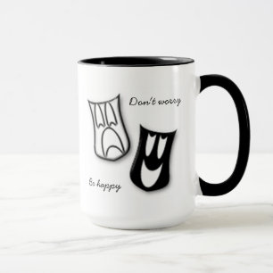 Mug Ne vous inquiétez pas être heureux