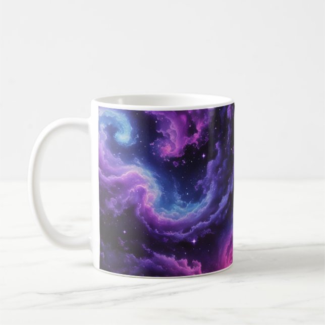 Mug Nébuleuse de galaxie cosmique Conception d'art spa (Gauche)