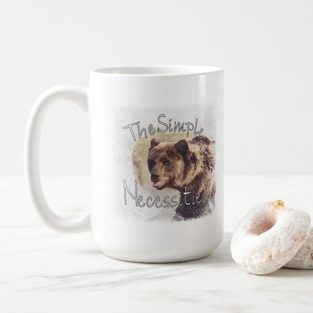 Mug Nécessité simple et nue Conception tactique robust (Avec donut)