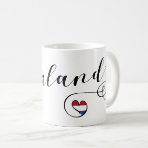 Mug Nederland Heart Mug, Pays-Bas