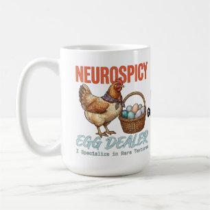 Mug Négociant en œufs Neurospicy Textures Rares Vintag