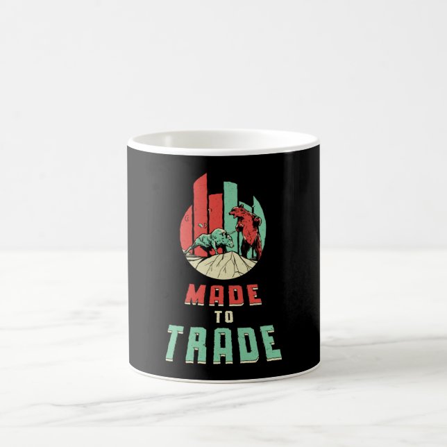 Mug Négociation stock du marché Investisseur Bear Bull (Centre)