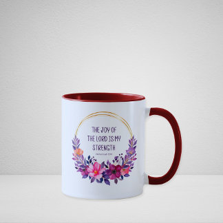 Mug Néhémie 8:10 La joie du Seigneur est ma force,