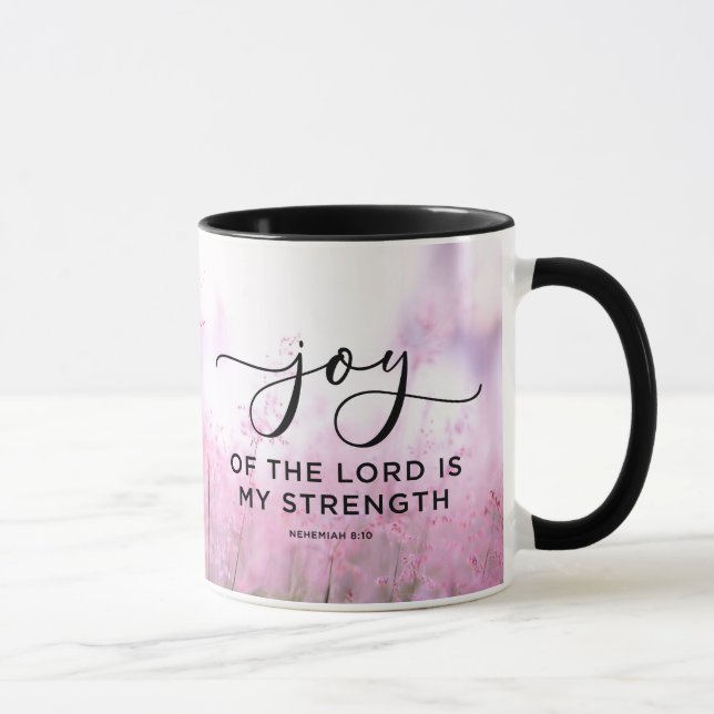Mug Néhémie 8:10 La joie du Seigneur est ma force (Droite)