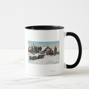 Mug Neige au-dessus de la Chambre TopsNome, AK