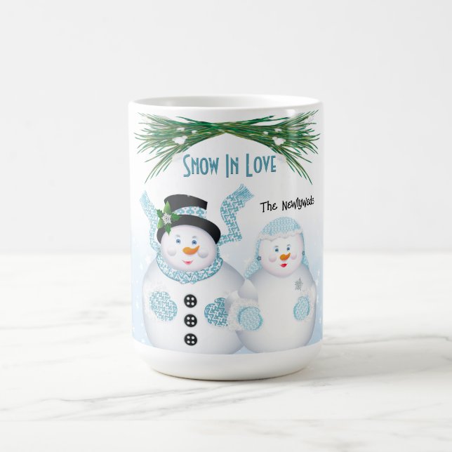 Mug Neige dans l'amour Mariage d'hiver (Centre)