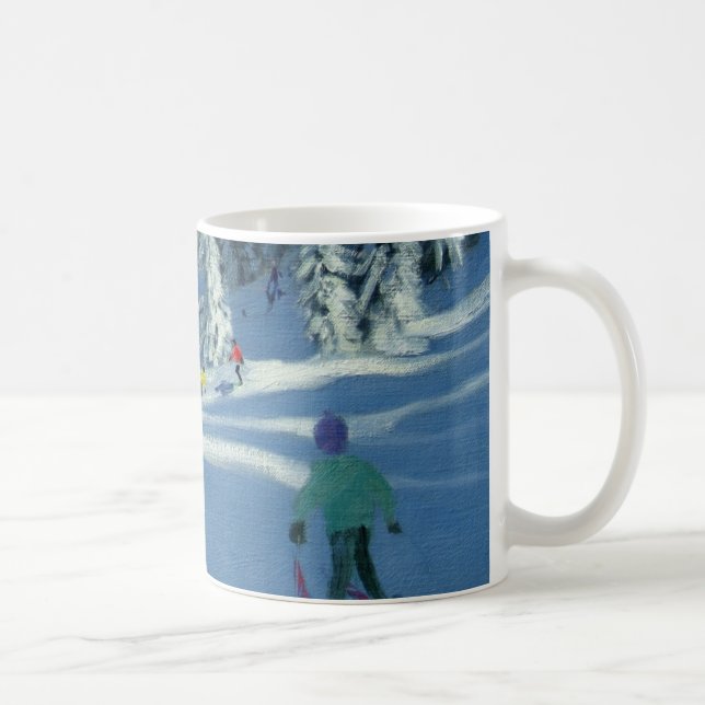Mug Neige fraîche Morzine France (Droite)