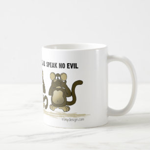 Mug N'entendez aucun singe malin