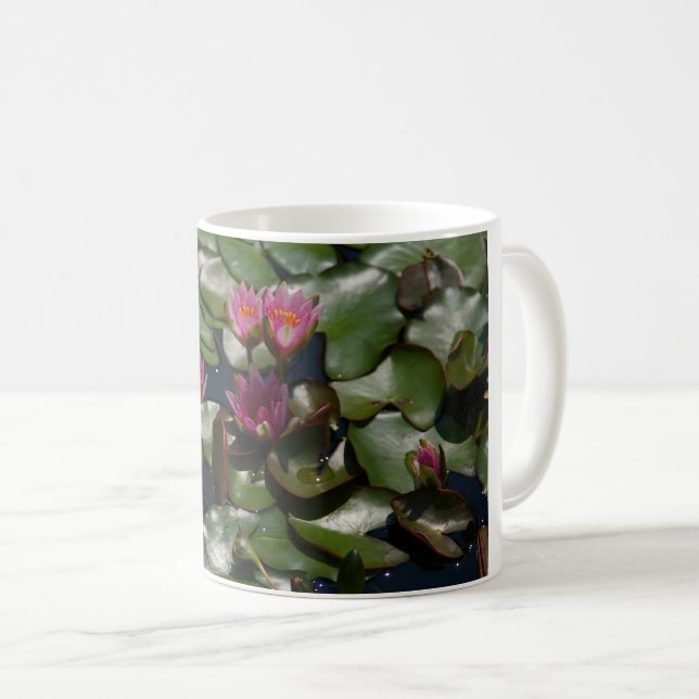 Mug Nénuphar rose (Devant droit)
