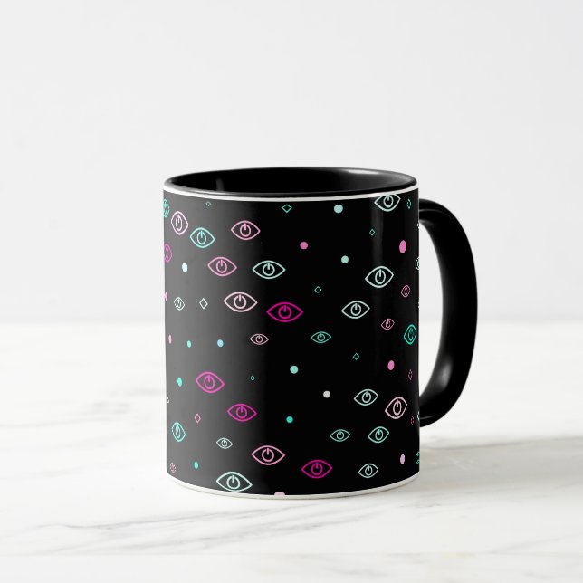Mug Neolution - noir orphelin (Devant droit)
