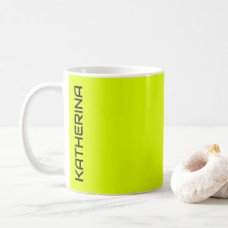 Mug Neon Chartreus couleur solide | Classic Personnali