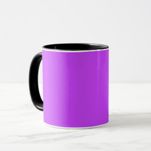 Mug néon clair solide fluorescent violet