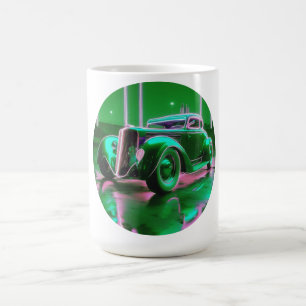 Mug Neon Green Street Rod des années 1930