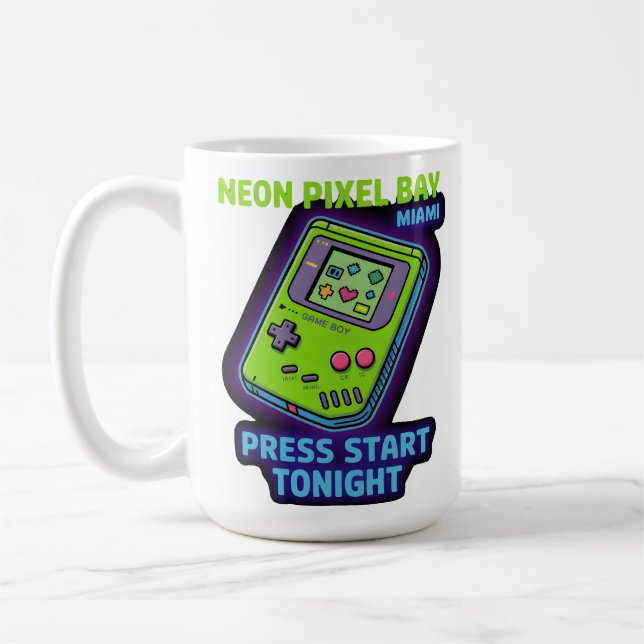 Mug Neon Pixel Bay (Gauche)