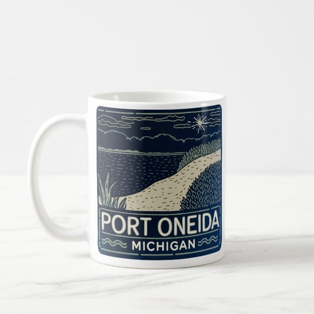 Mug Neon Port Oneida Michigan (Gauche)
