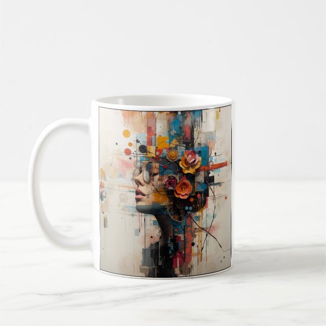MUG NEON ROSE (Gauche)