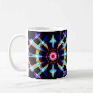 Mug Neon Starburst Kaleidoscope
