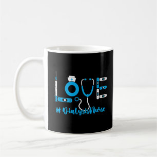 Mug Néphrologie Dialyse Infirmière Amour Stéthoscope I