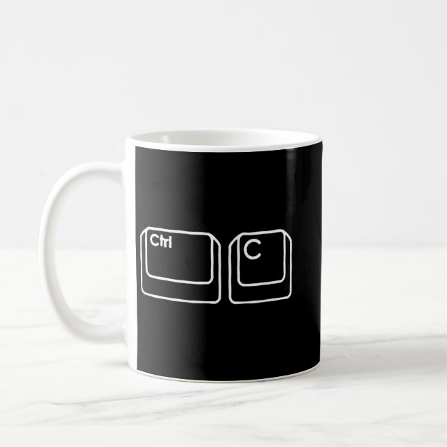 Mug Nerd Papa Ctrl C Copier Collage Correspondance (Gauche)
