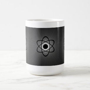 Mug Nerdy boug atomique, gris