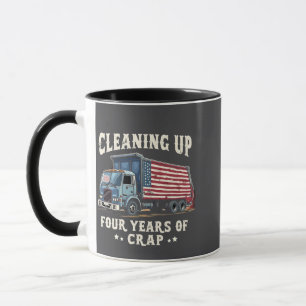 Mug Nettoyer vos 4 ans Trump Garbage Inaguration