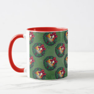 Mug Neuf boule en couronne verte