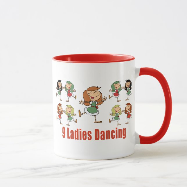 Mug Neuf Dames Dansant Des Musiques (Droite)