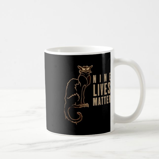 Mug Neuf Vit Sticker Chat Noir (Droite)